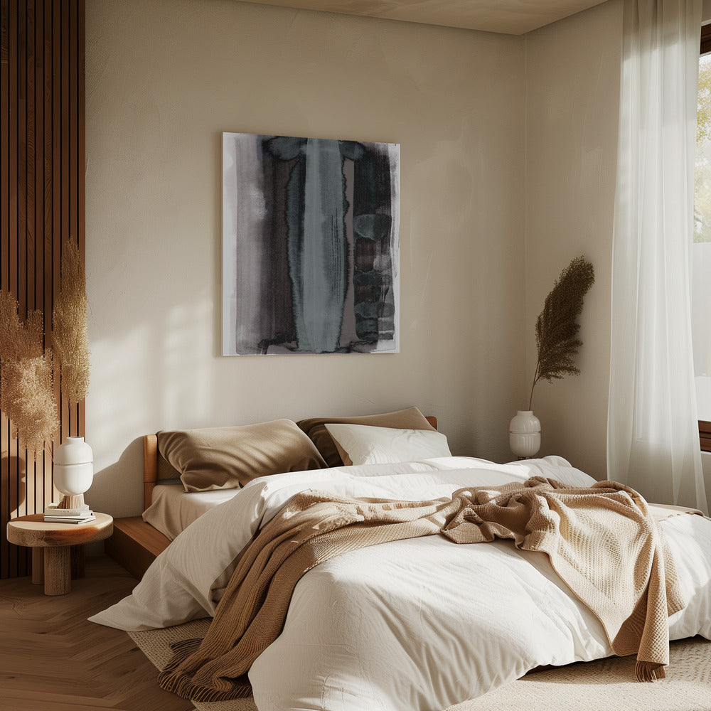 Monochrome Cascade | Canvas