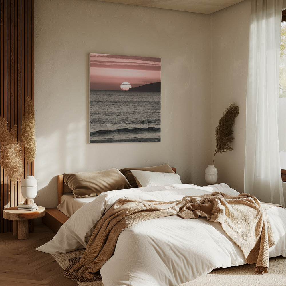 Crimson Horizon | Canvas