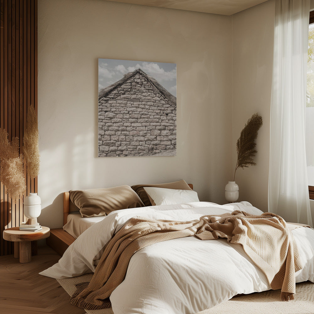 Stone Roofscape | Canvas