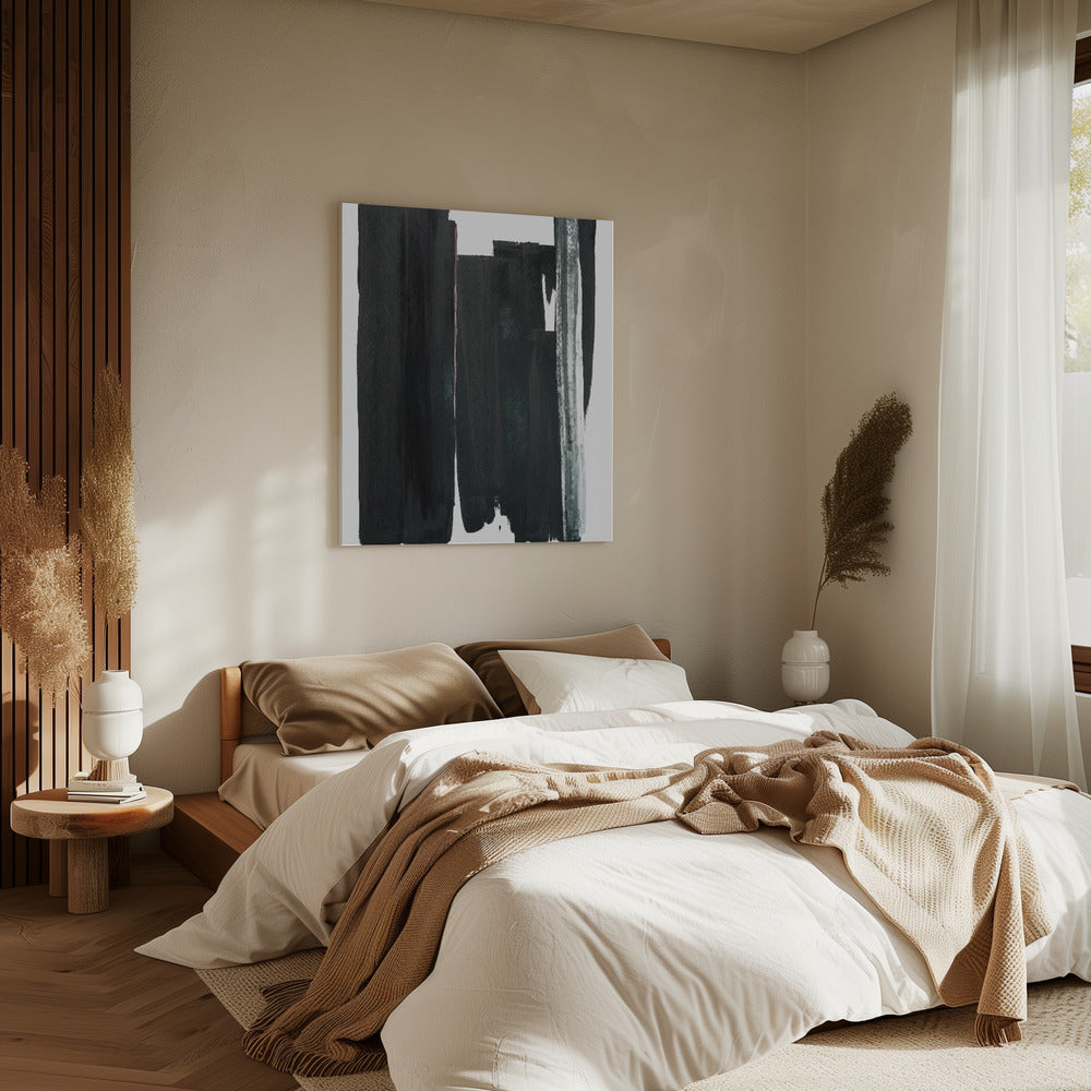 Monochrome Strokes | Canvas