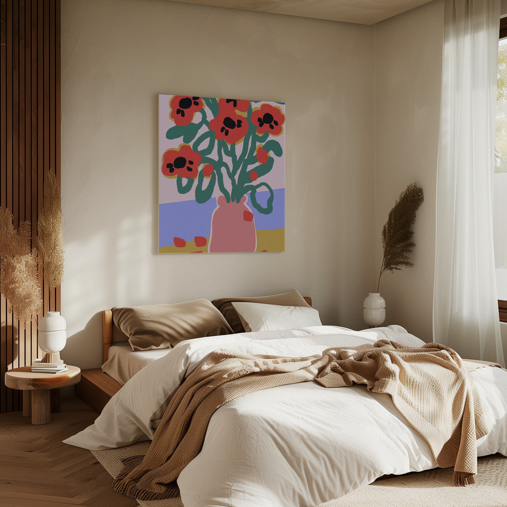 Bold Blooms Vase | Canvas