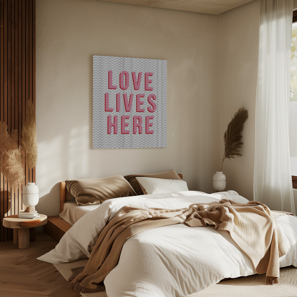 Love Lives Here | Canvas