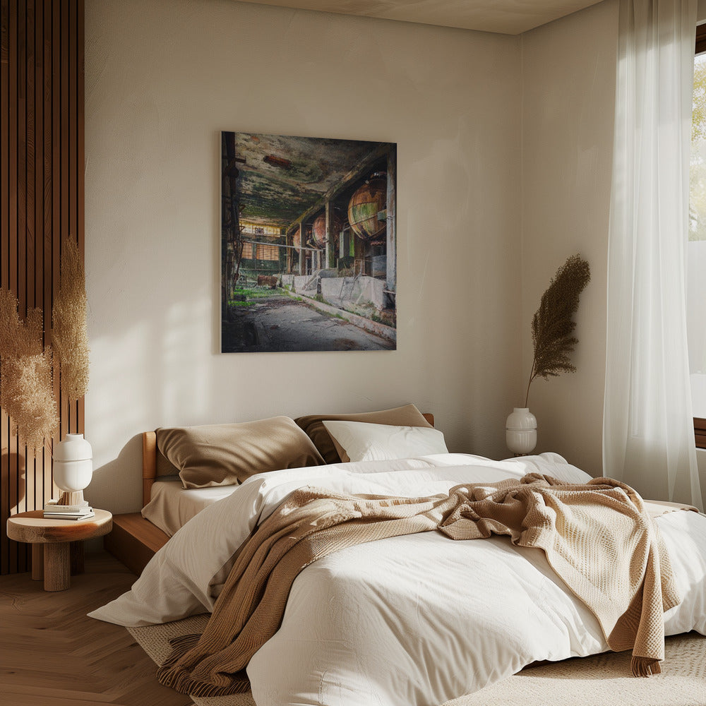 Rusty Industrial Balls | Canvas