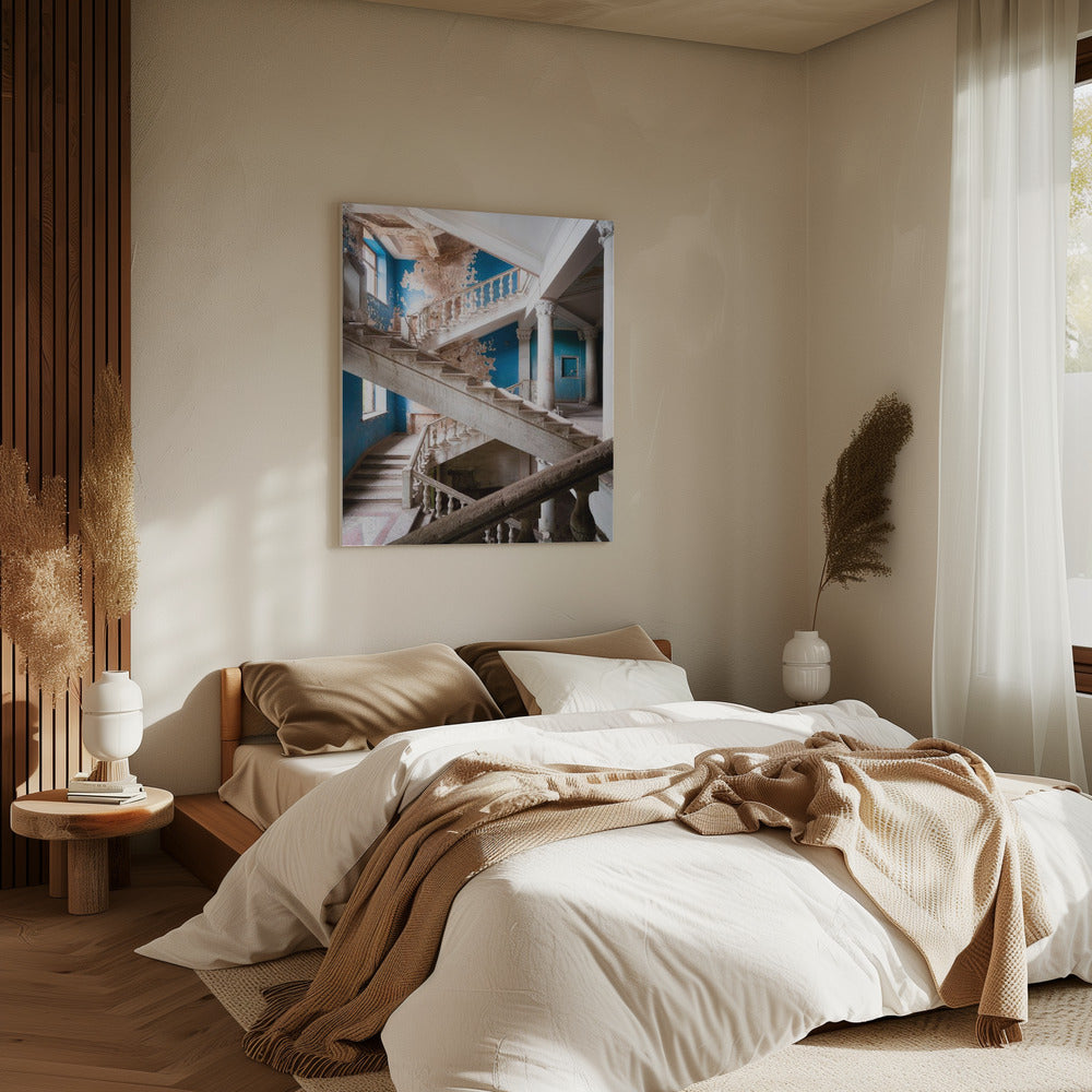 Blue Staircase | Canvas