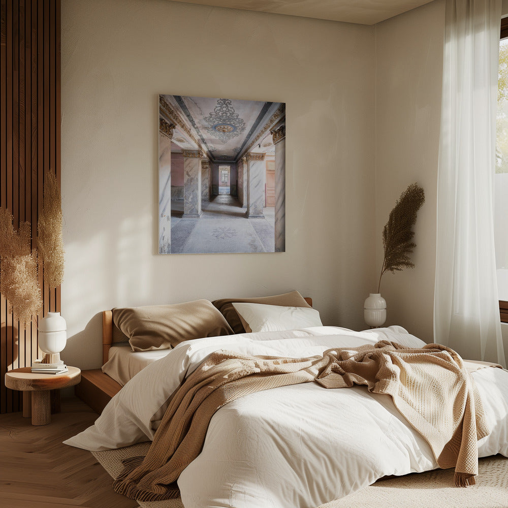 Pastel Hallway | Canvas