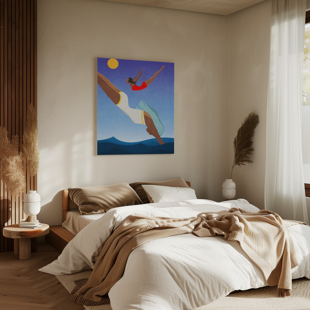 Graceful Dive | Canvas