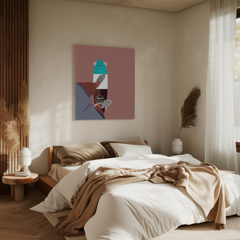 Checkered Ride | Canvas