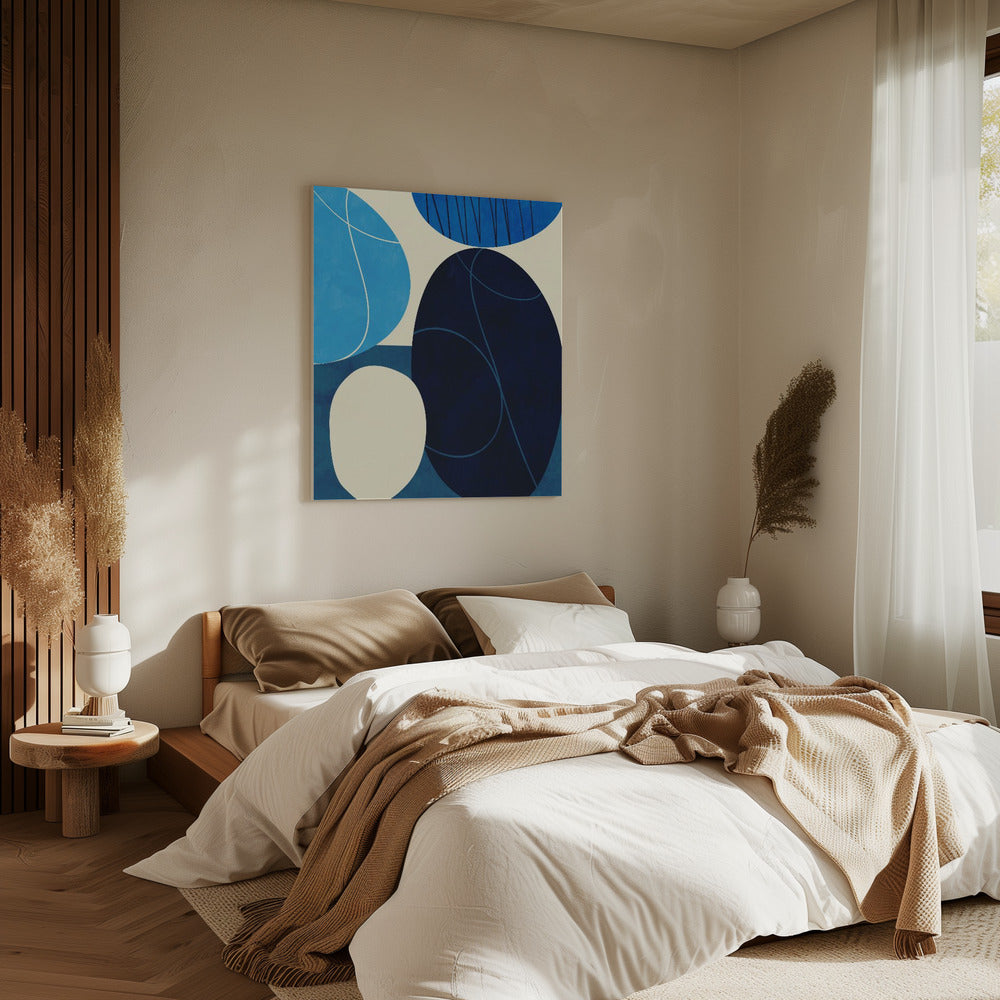 Shapes Play3 3blue | Canvas