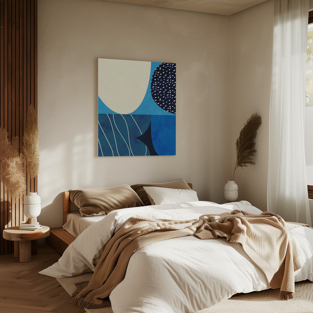 Shapes Play3 2blue | Canvas