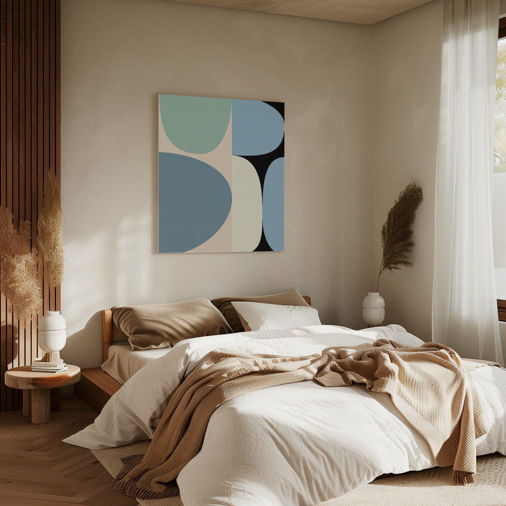 Mid Century Pastel 17 | Canvas