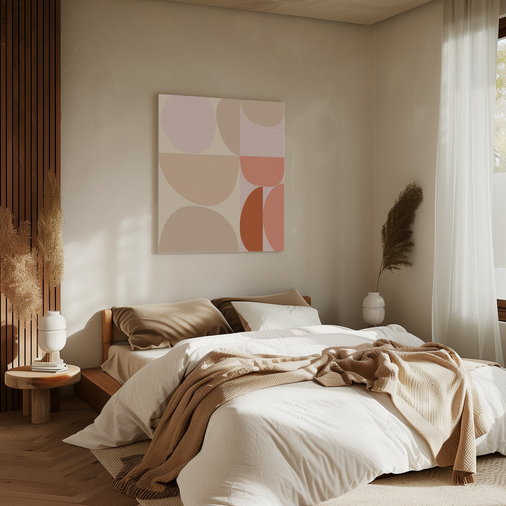 Mid Century Pastel 16 | Canvas