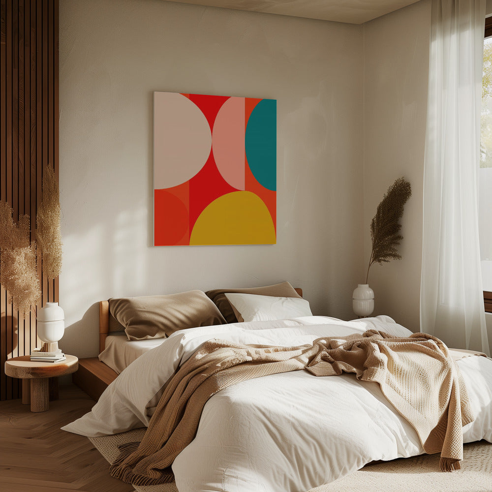 Mid Century Pastel 13 | Canvas