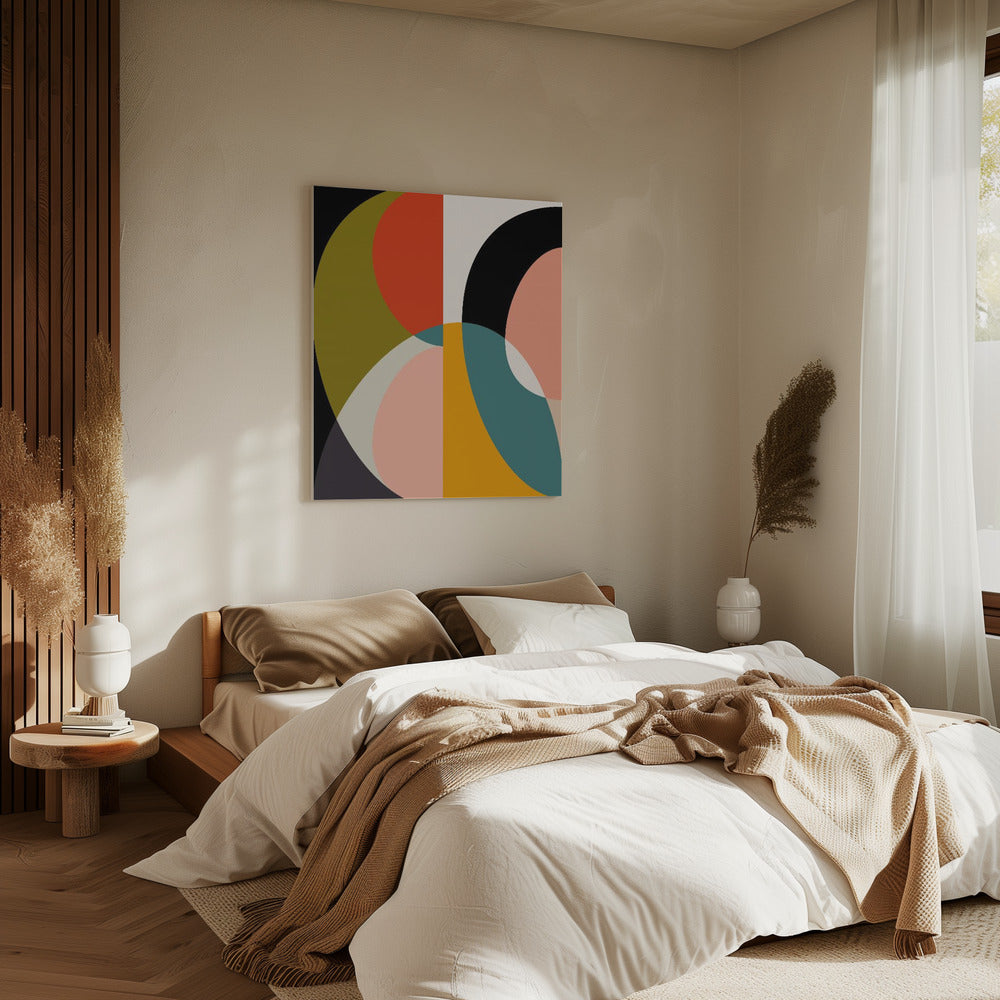 Mid Century Pastel 11 | Canvas