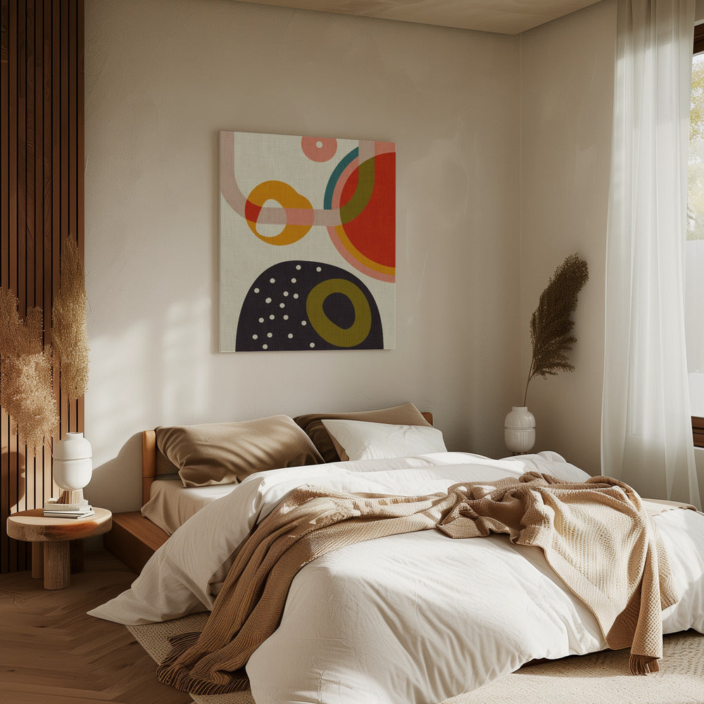 Mid Century Cirque 4 Kopie | Canvas