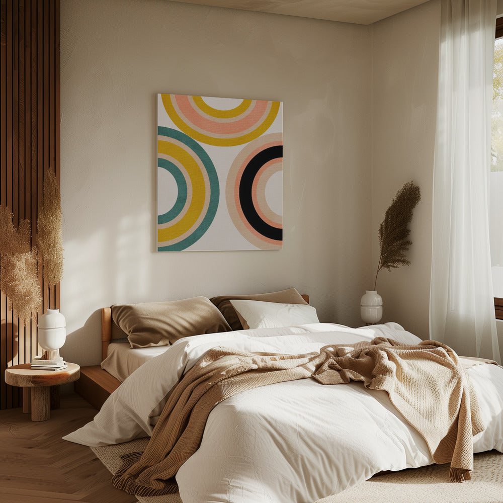 Rainbow Suns 11 Kopie | Canvas