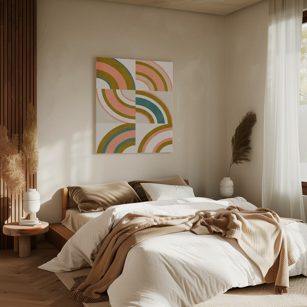 Rainbow Suns 10 | Canvas