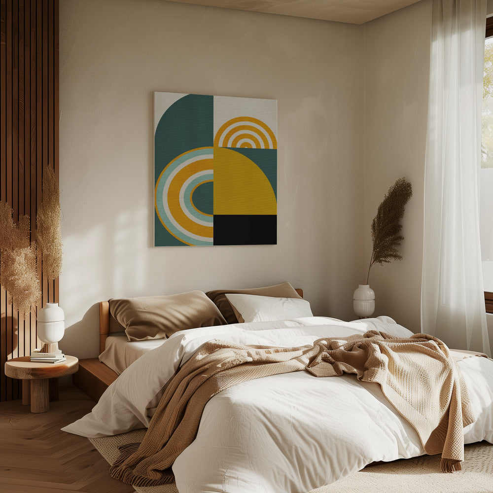 Rainbow Plus Shapes8 | Canvas