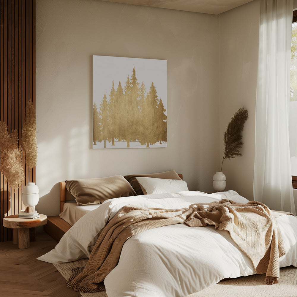 Tannenwald (gold) | Canvas