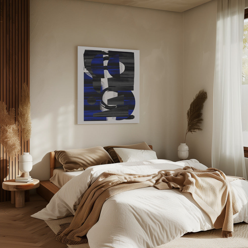 Abstract Stripe Minimal Collage 28 | Canvas