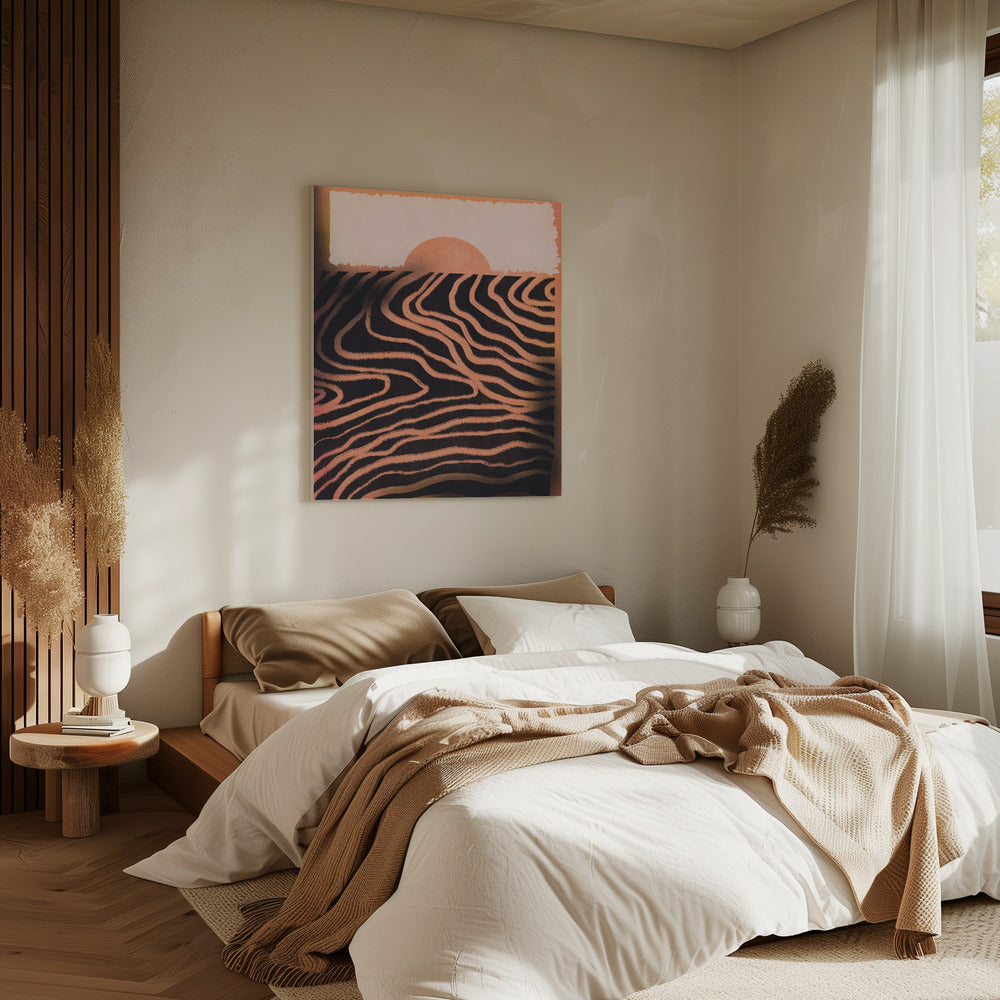 Sunset Cut Out | Canvas