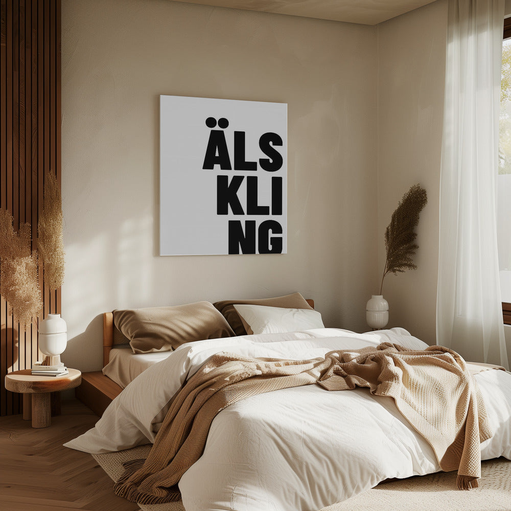 Bold Letters of Love | Canvas