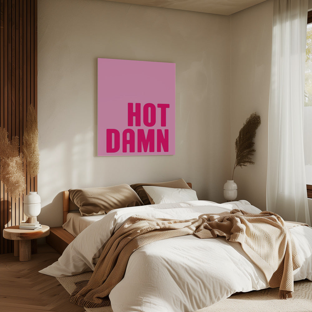 Bold Pink Exclamation | Canvas