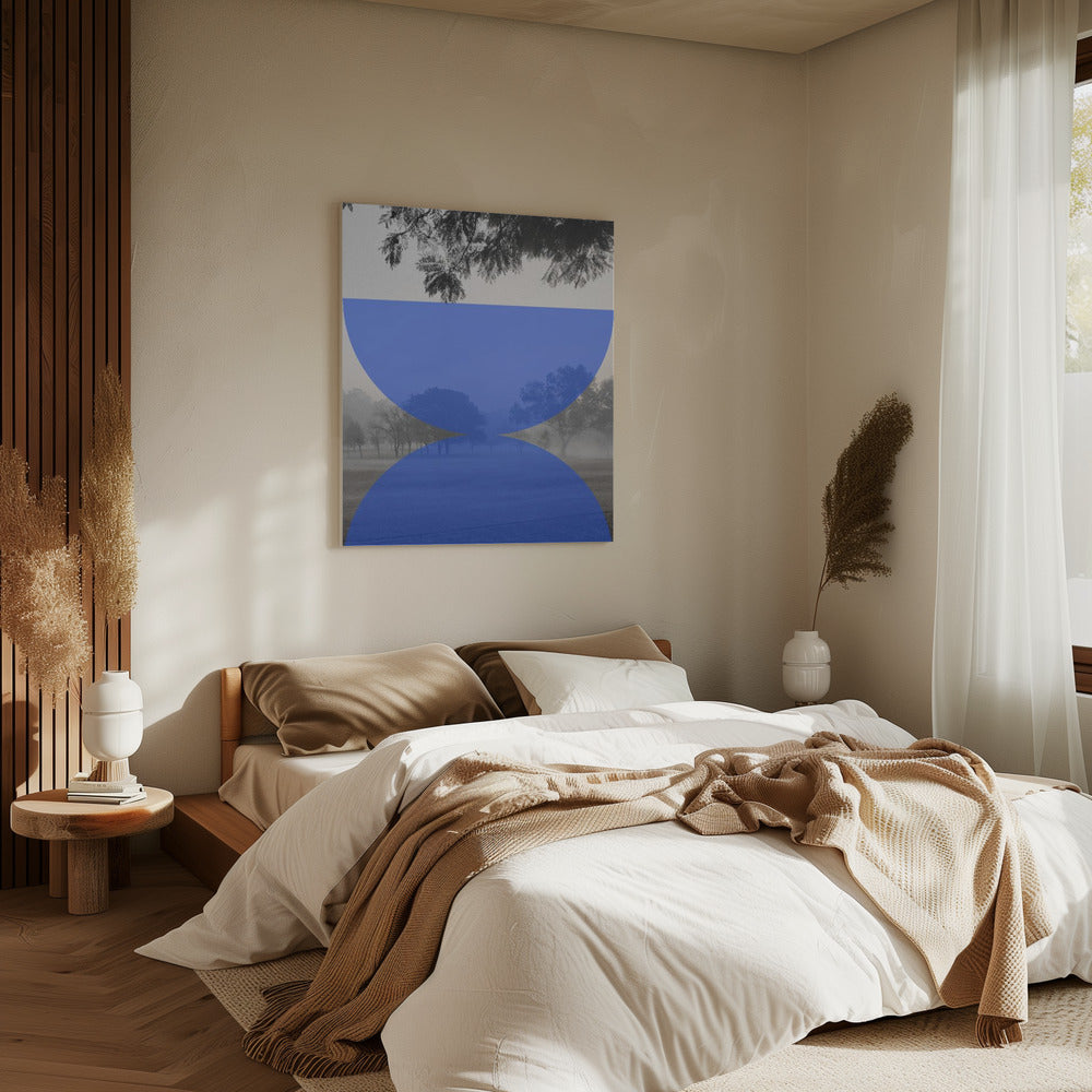 Misty Blue Horizon | Canvas