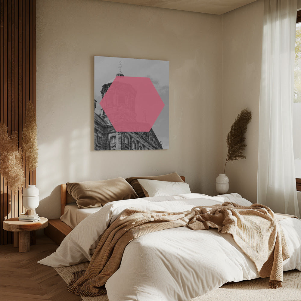 Hexagon Over History | Canvas