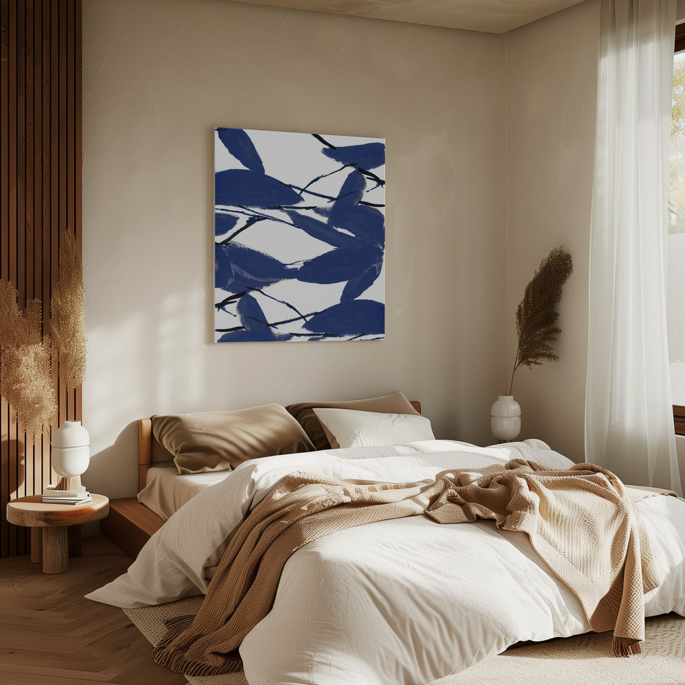 Blue Floral No2 | Canvas