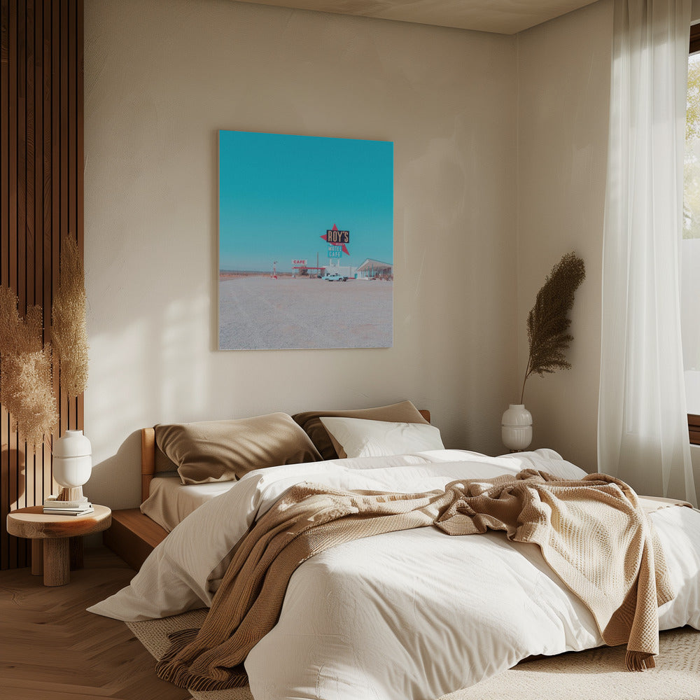 Roy's Motel Cafe Vintage Sign | Canvas