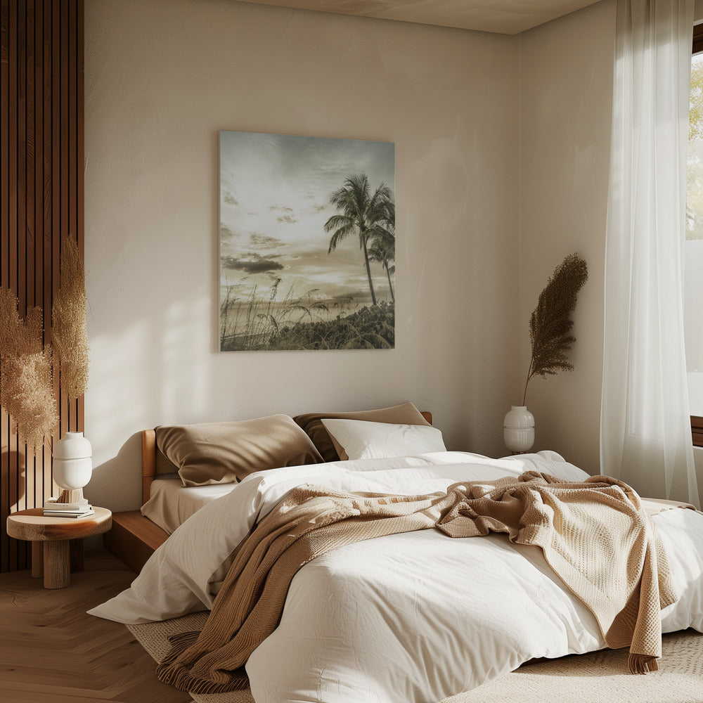 BONITA BEACH Vintage Sunset | Canvas