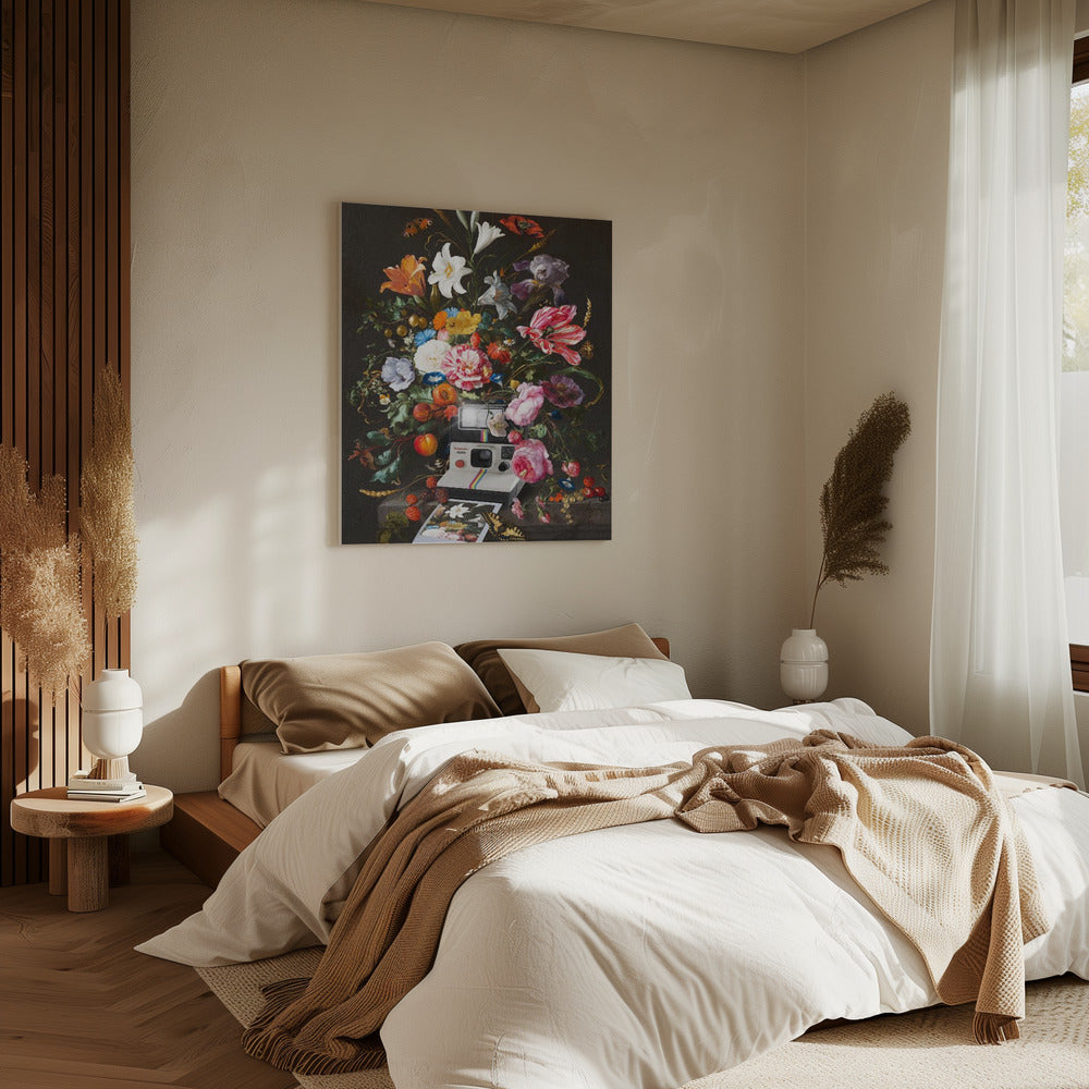 Floral Instant Photo | Canvas