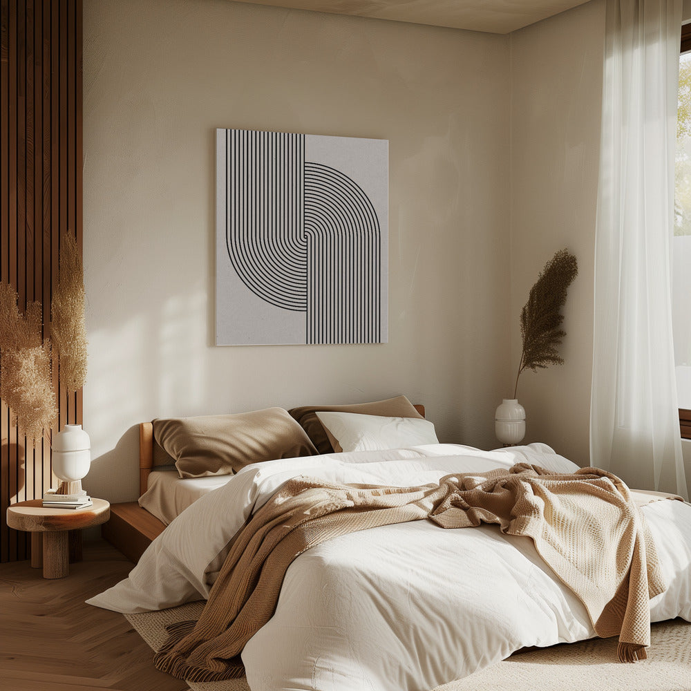 Curved Symmetry | Canvas