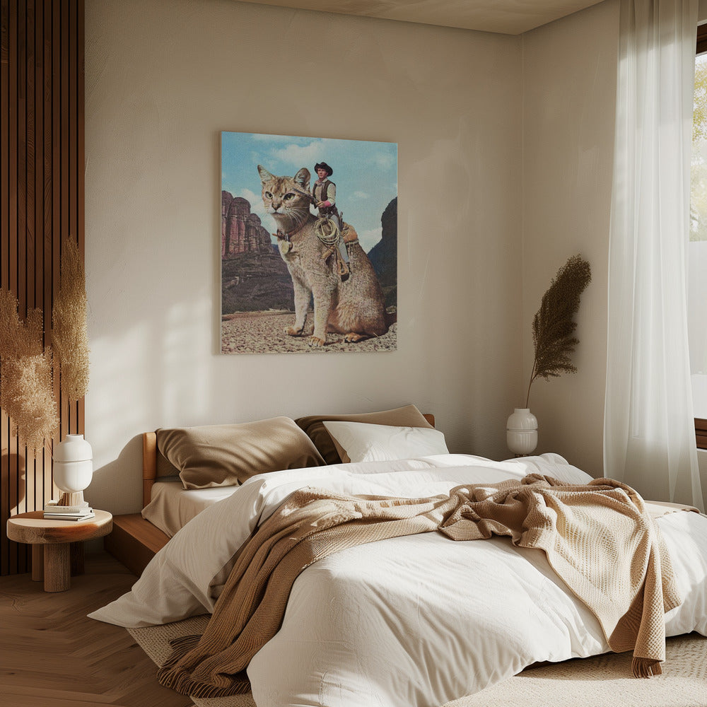 Cat Lone Ranger | Canvas