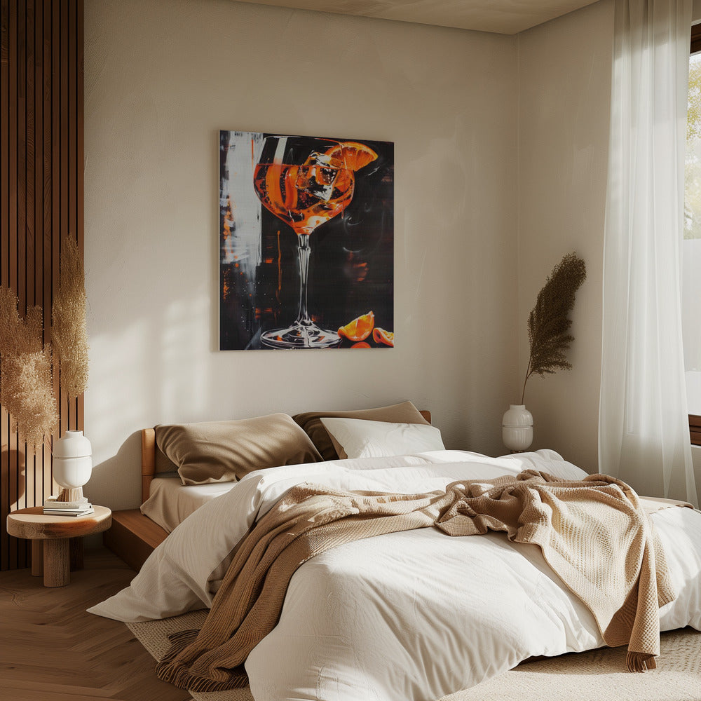 Aperol Spritz Dark Edition | Canvas