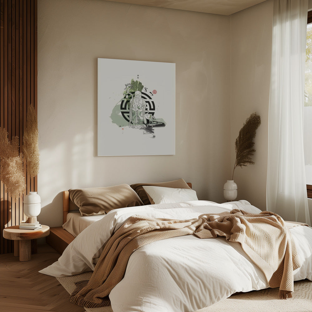 Shou Xing | 壽星 | Canvas