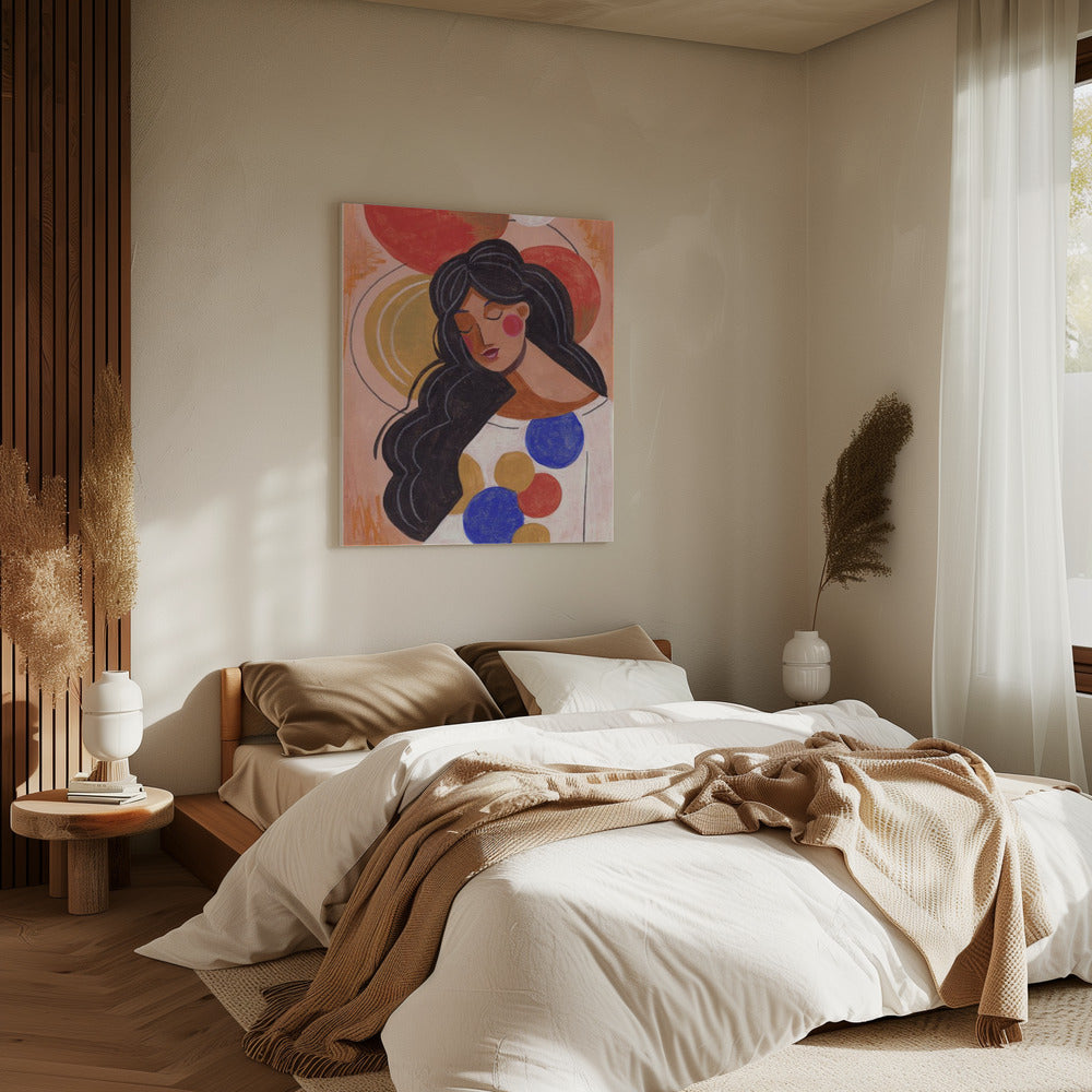 Woman in Thoughts | Canvas