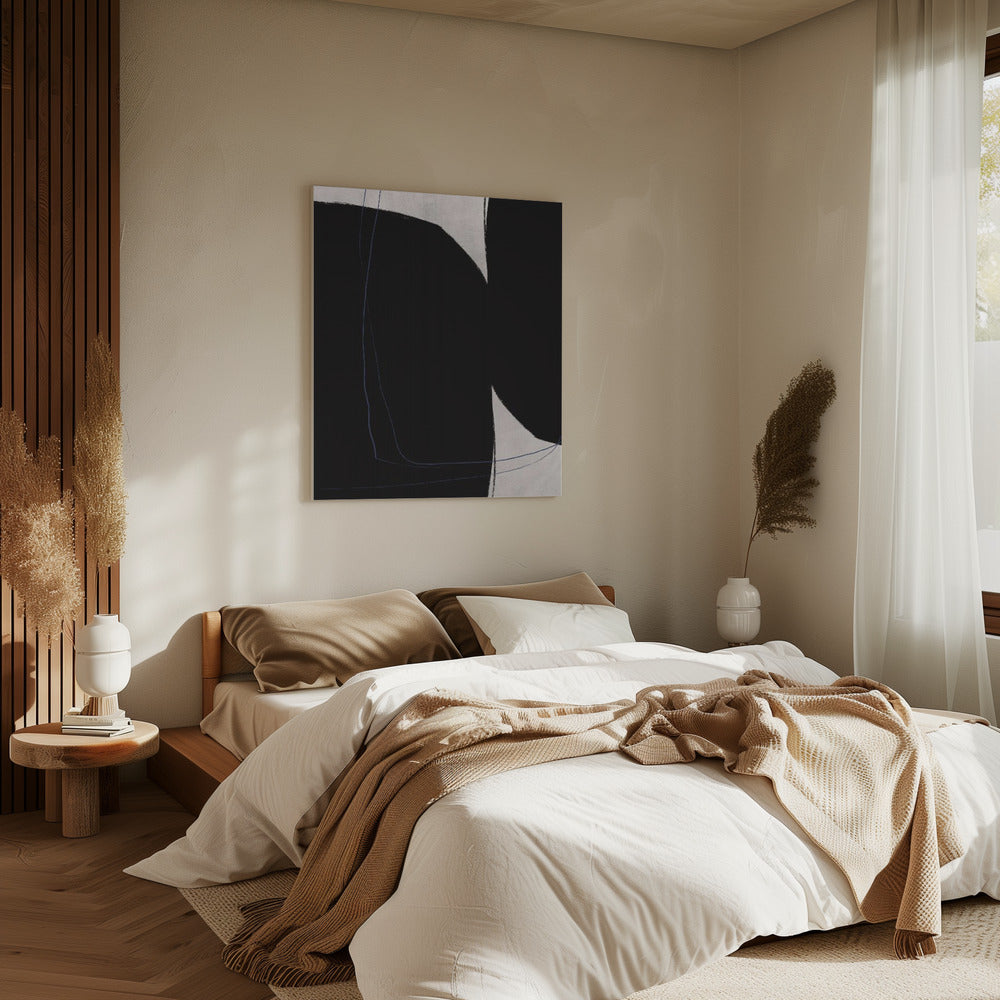 Black And White Geometric Shapes | Canvas