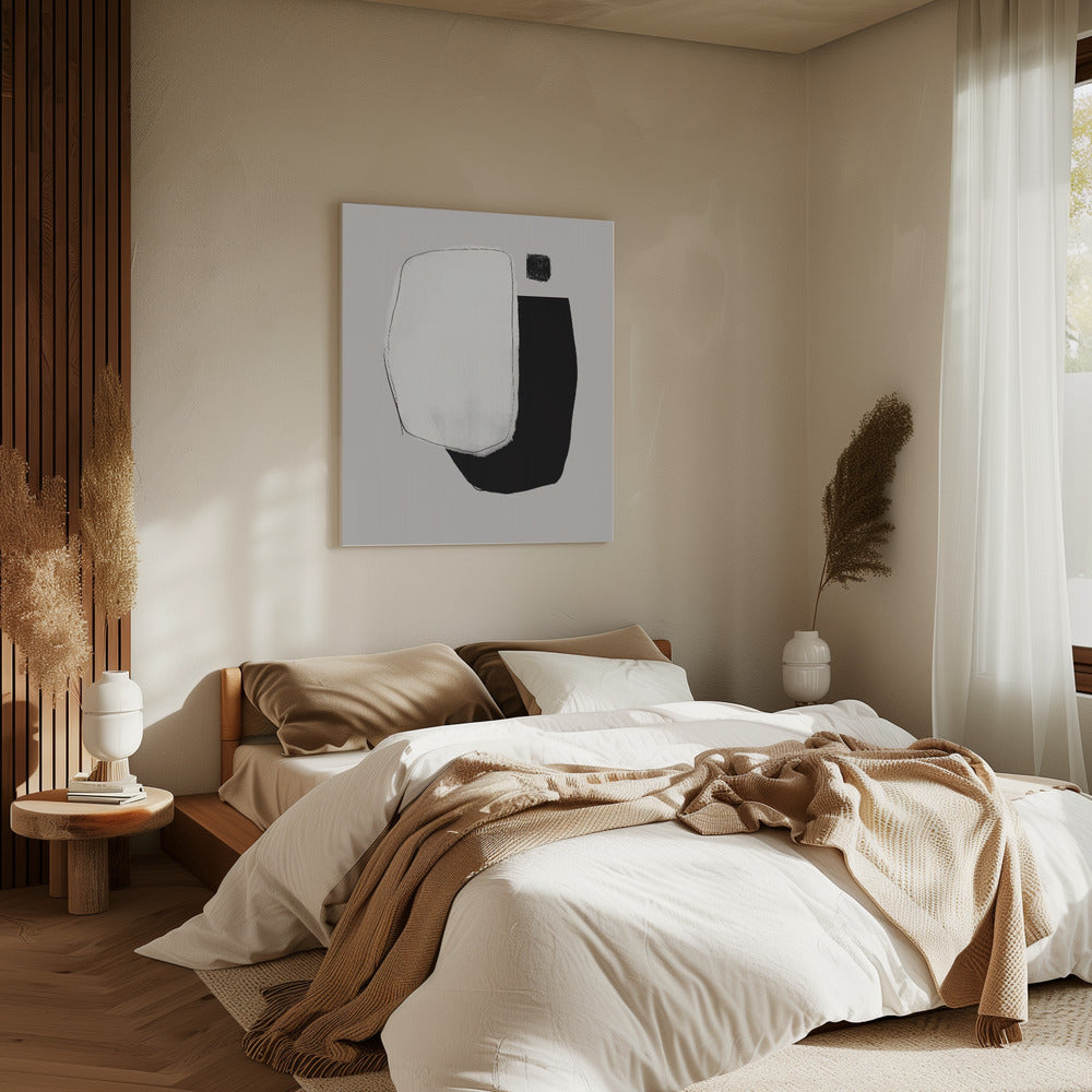 Monochrome Shapes And Negative Space | Canvas