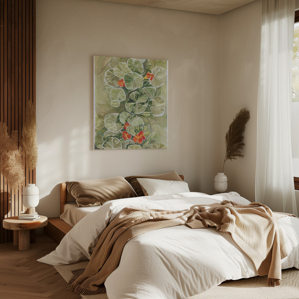 Nasturtium Tapestry | Canvas