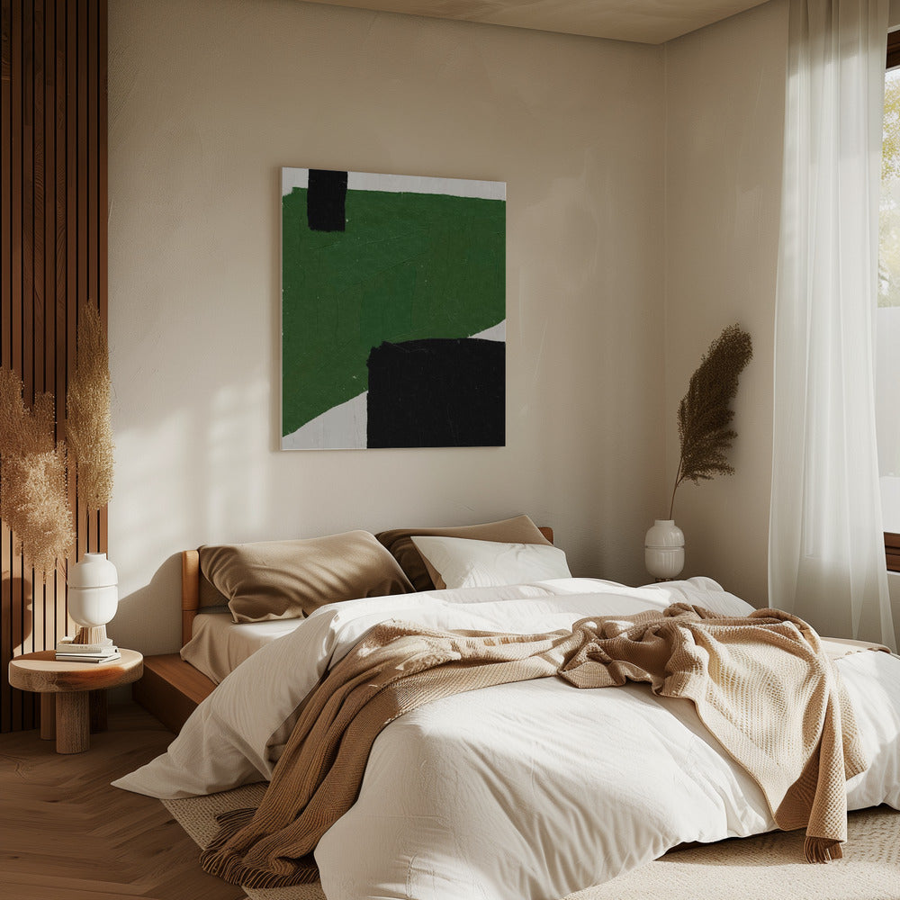 Emerald Abstraction | Canvas