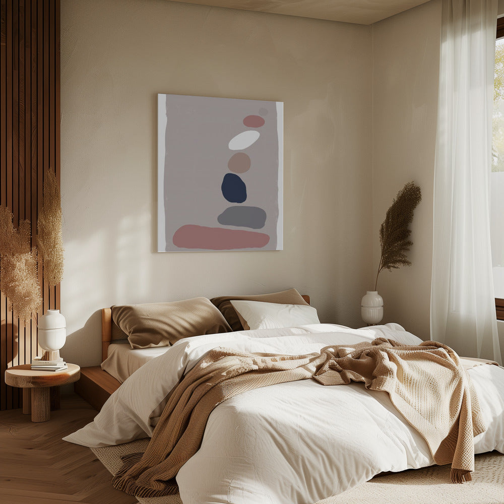 Abstract Pebbles | Canvas
