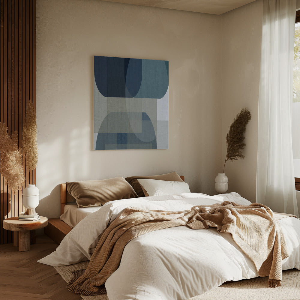 Woven Blue Layers 2 | Canvas