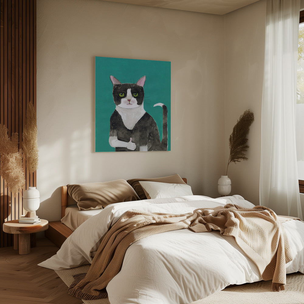 Cat thumbs up | Canvas