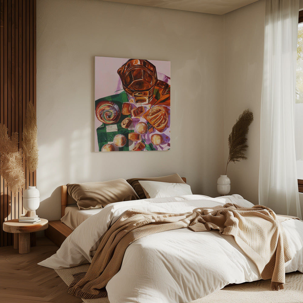 Amber and Green | Canvas