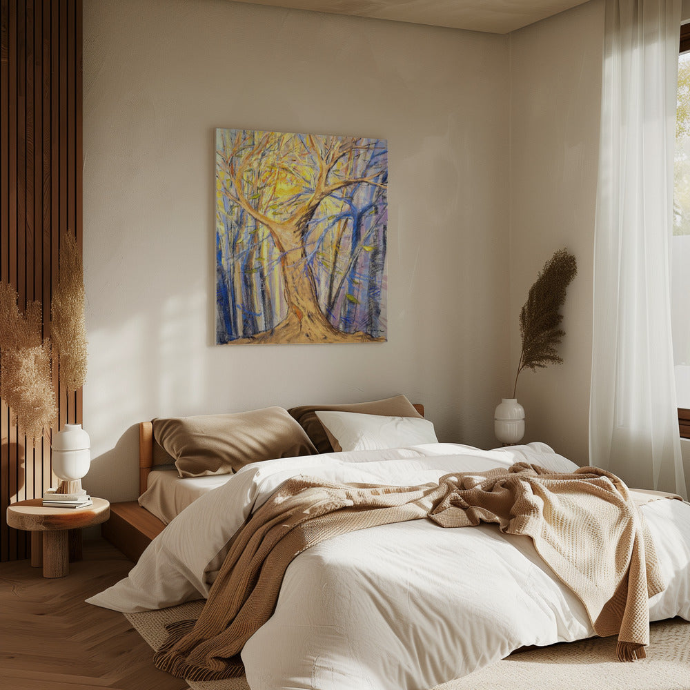 Radiant Forest Glow | Canvas