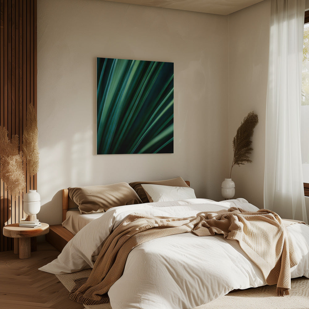 Green Straws 2 | Canvas