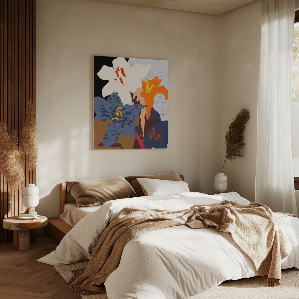 Abstract Lilies Close Up | Canvas