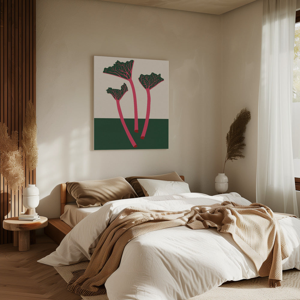 Swedish Garden Rhabarber | Canvas