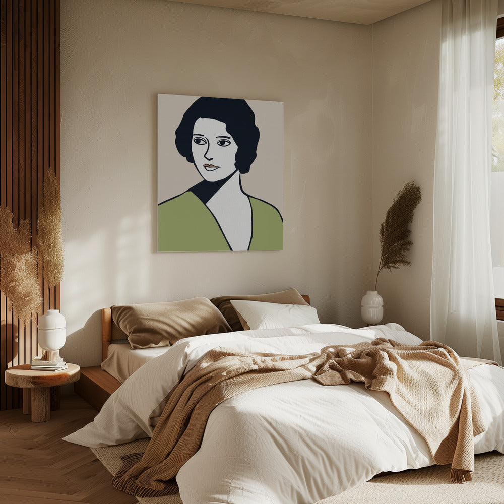 Vintage woman | Canvas